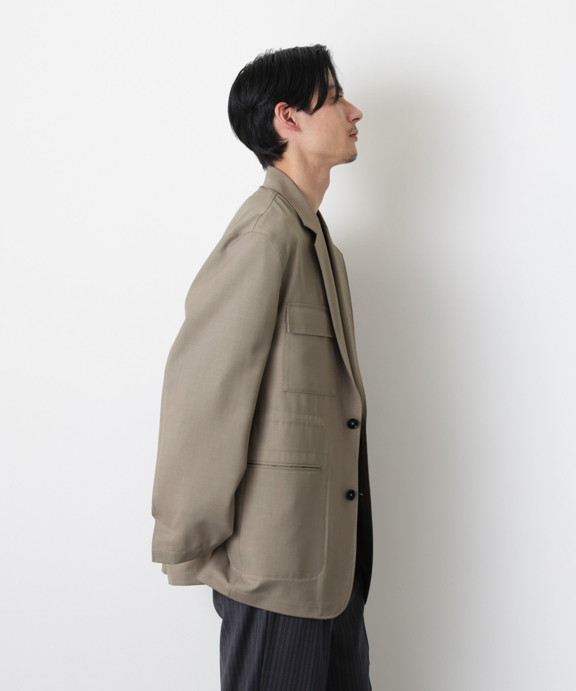 nano･universe「｢Gavante｣ ドライギャバテーラードジャケット」|テーラードジャケット|