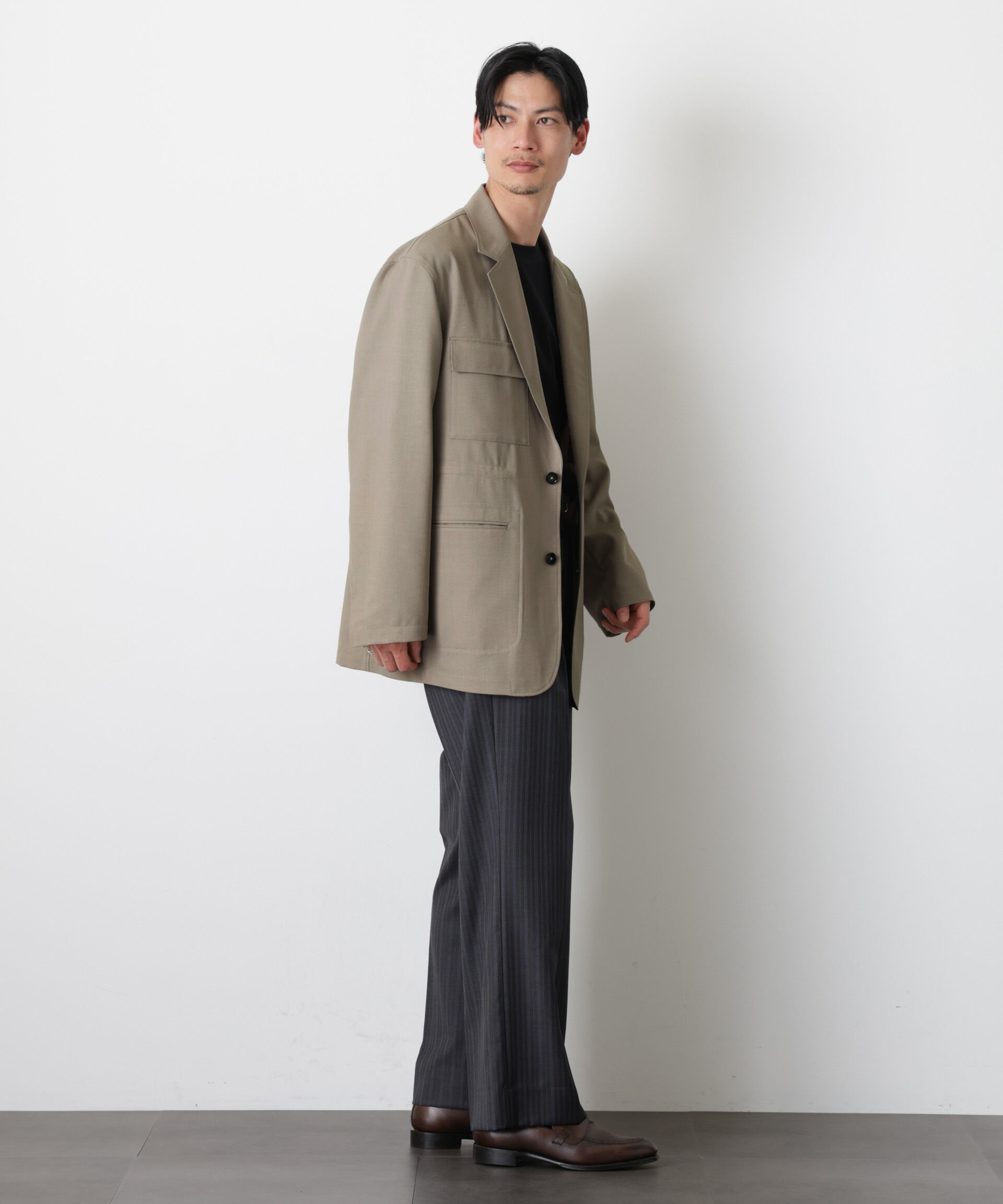 nano･universe「｢Gavante｣ ドライギャバテーラードジャケット」|テーラードジャケット|