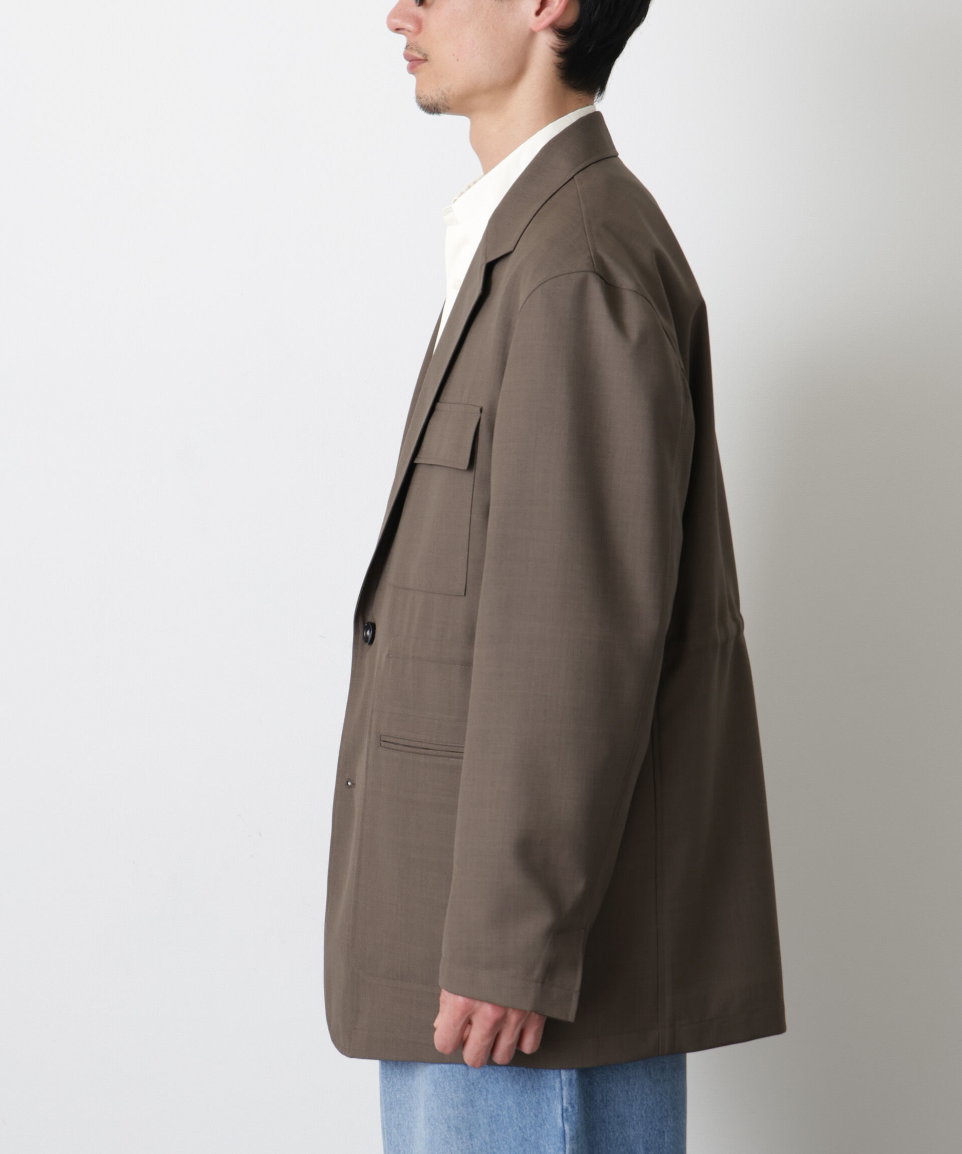 nano･universe「｢Gavante｣ ドライギャバテーラードジャケット」|テーラードジャケット|