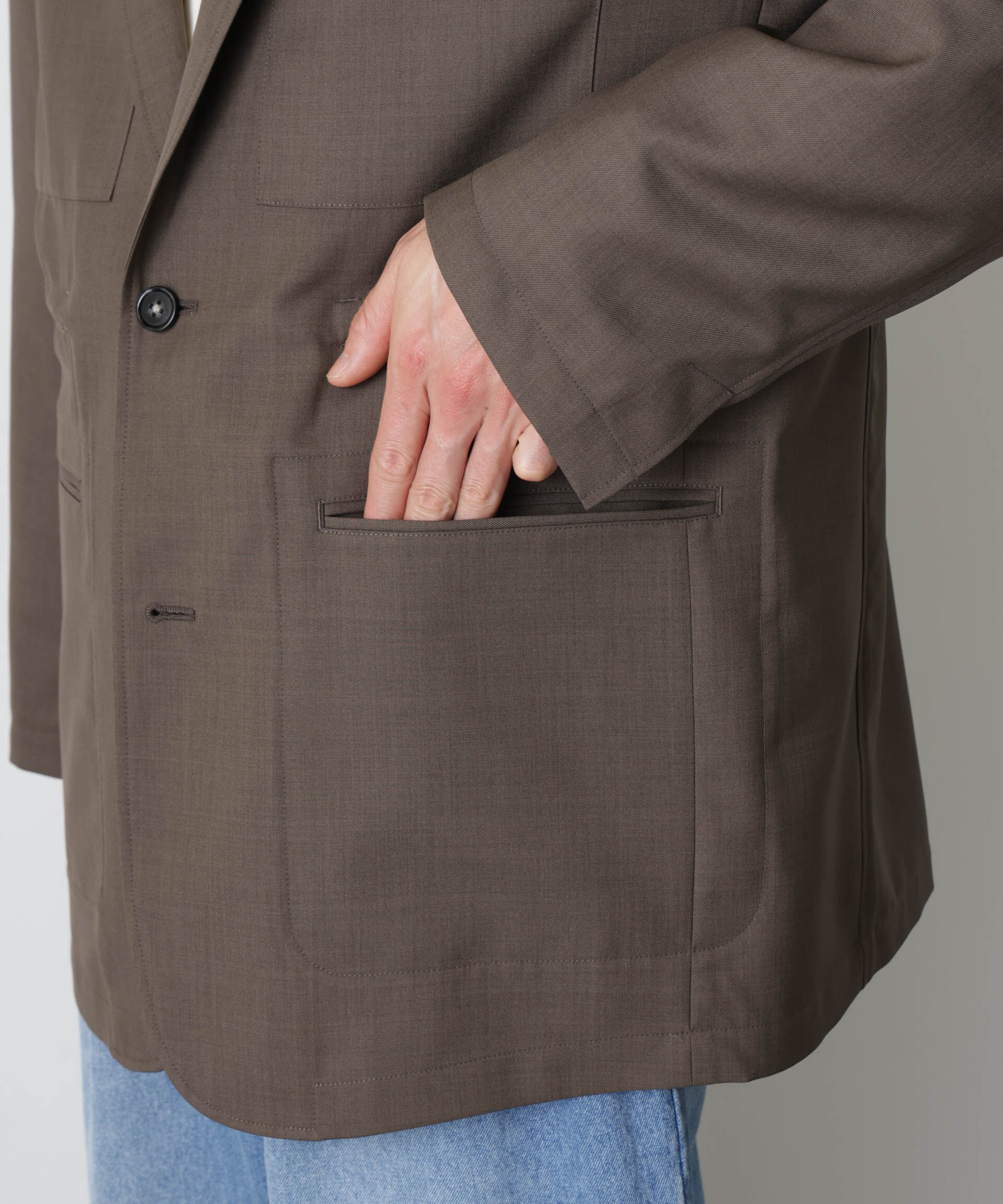 nano･universe「｢Gavante｣ ドライギャバテーラードジャケット」|テーラードジャケット|