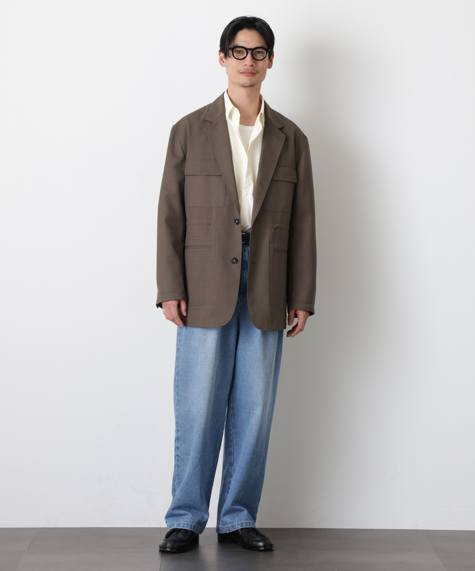 nano･universe「｢Gavante｣ ドライギャバテーラードジャケット」|テーラードジャケット|