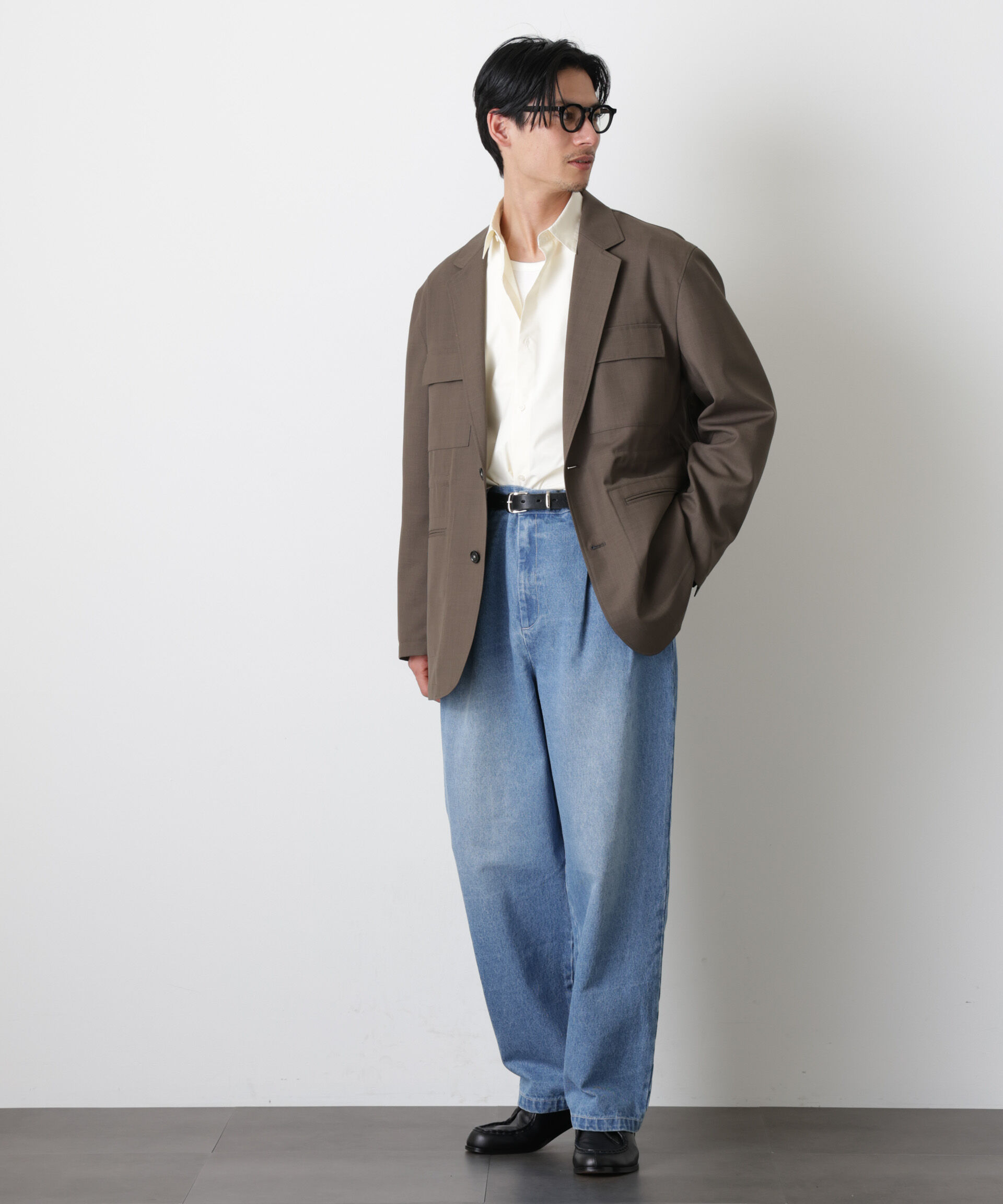 nano･universe「｢Gavante｣ ドライギャバテーラードジャケット」|テーラードジャケット|