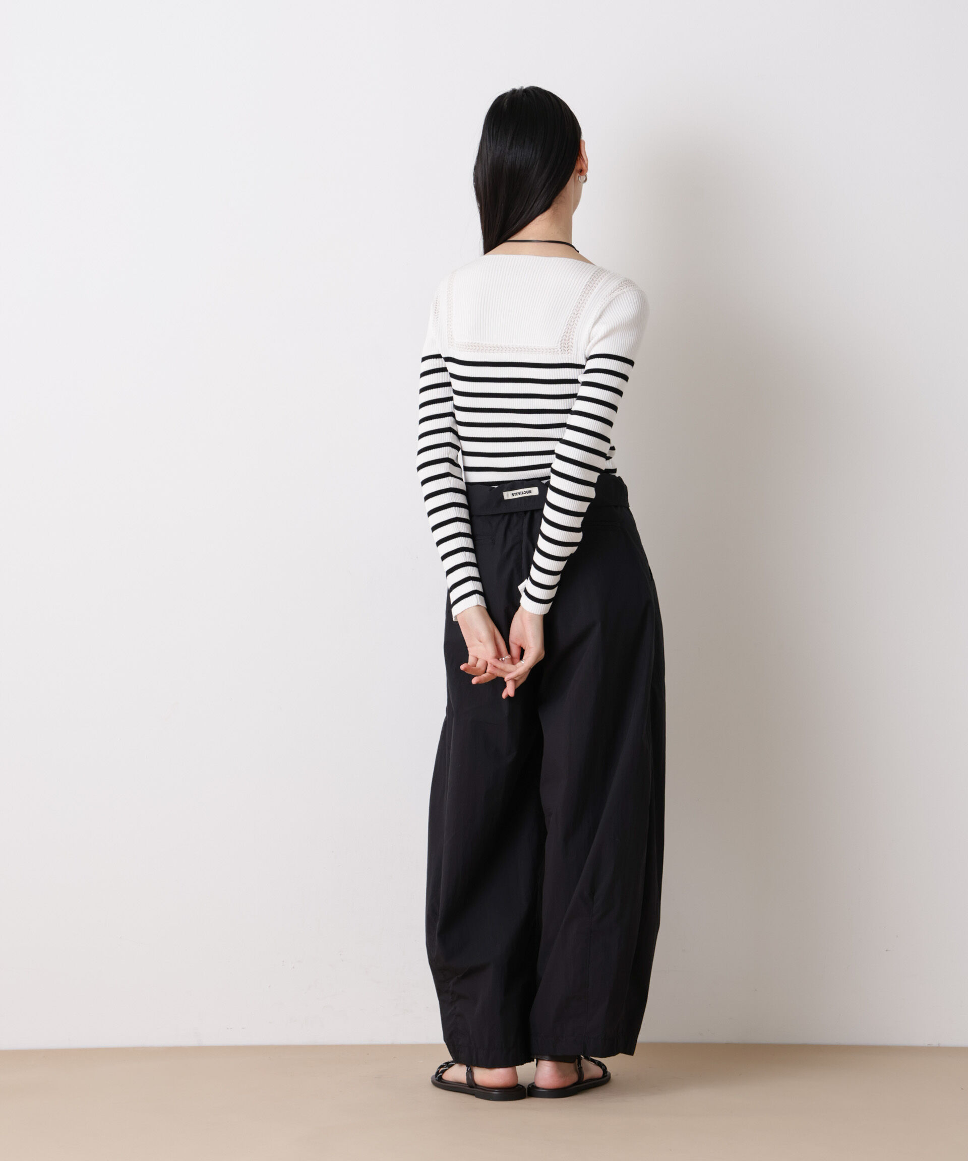 nano･universe「「STEVELOUR」コットンナイロンバルーンパンツ(セットアップ可)」|チノ|