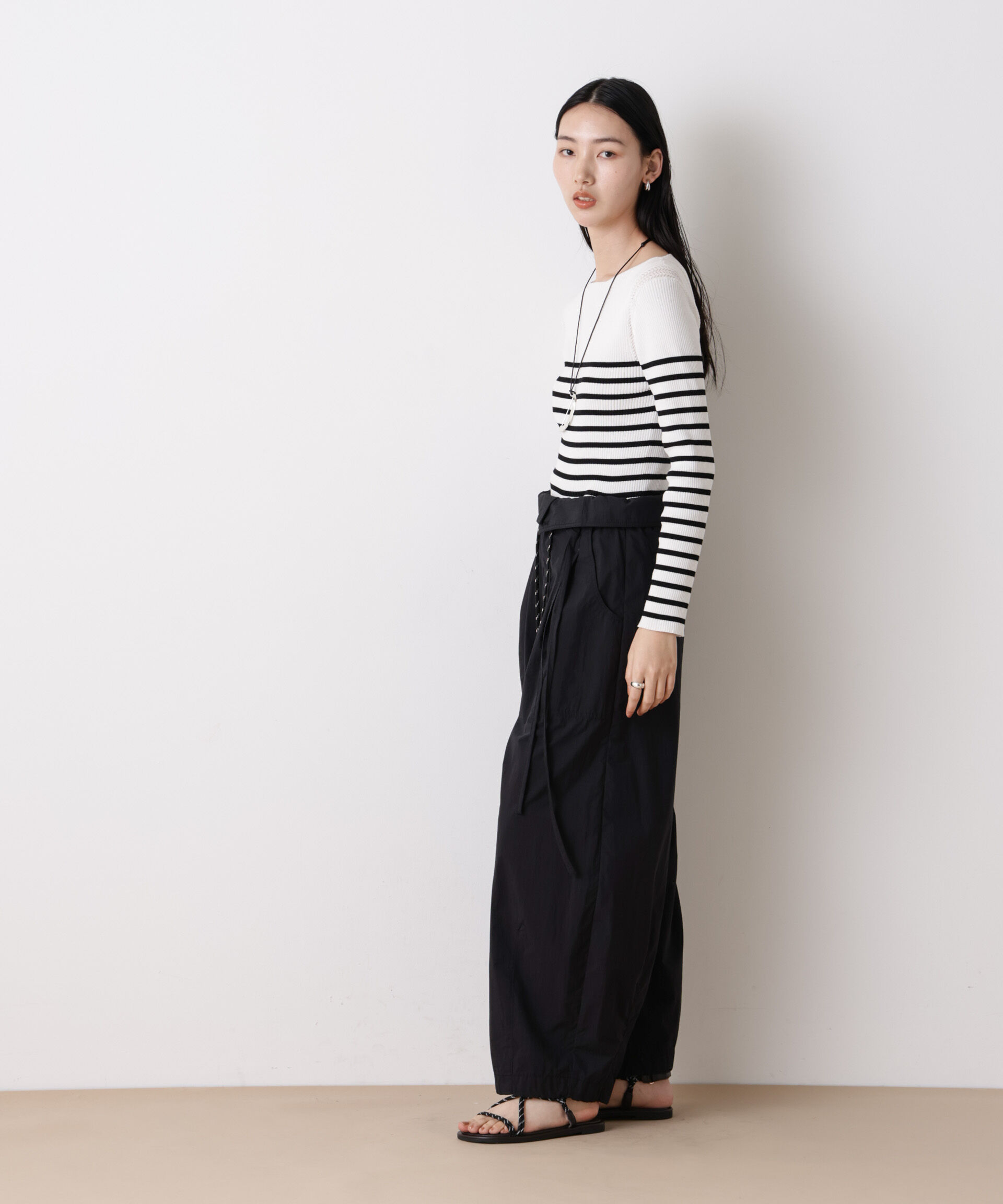 nano･universe「「STEVELOUR」コットンナイロンバルーンパンツ(セットアップ可)」|チノ|