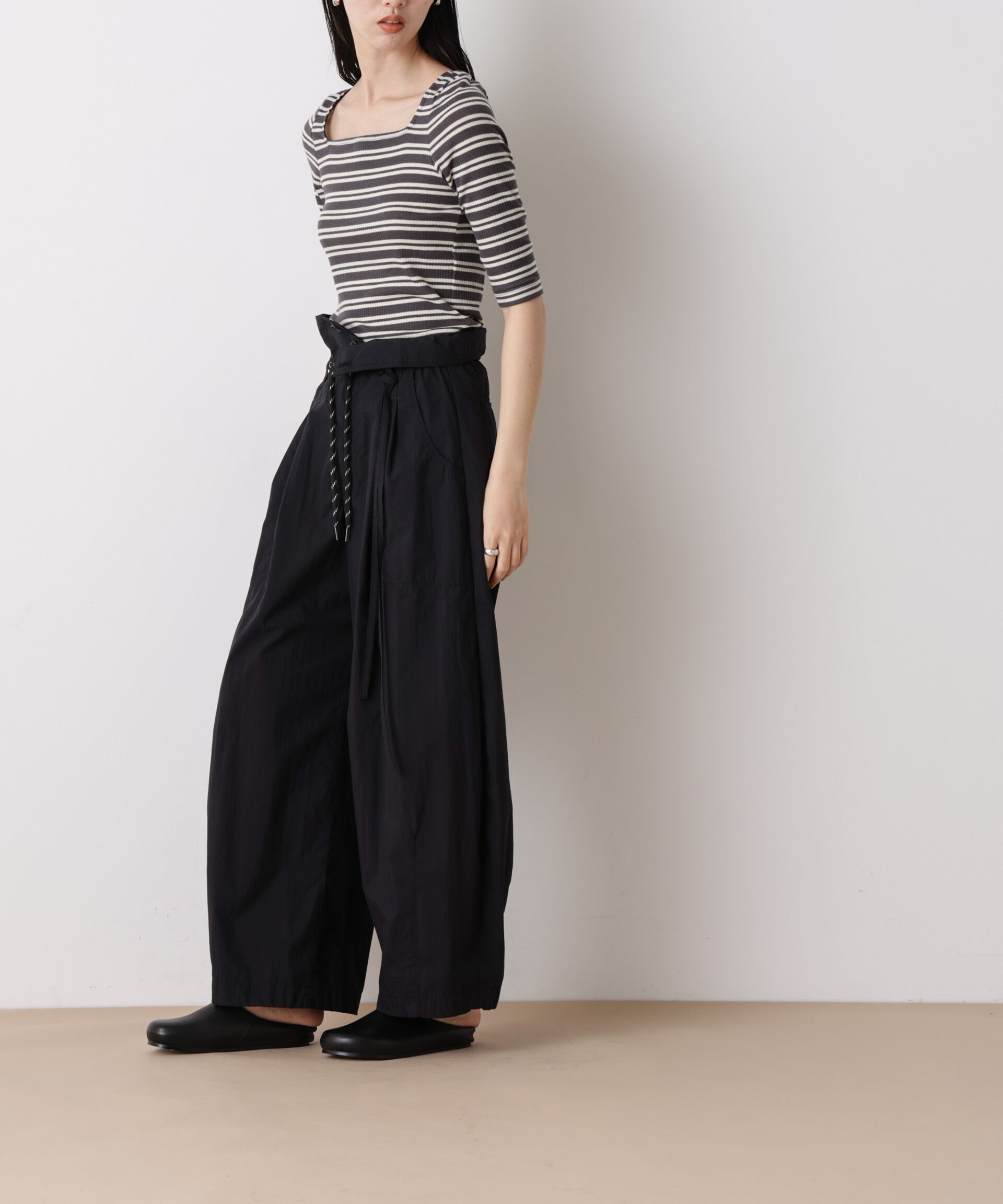 nano･universe「「STEVELOUR」コットンナイロンバルーンパンツ(セットアップ可)」|チノ|