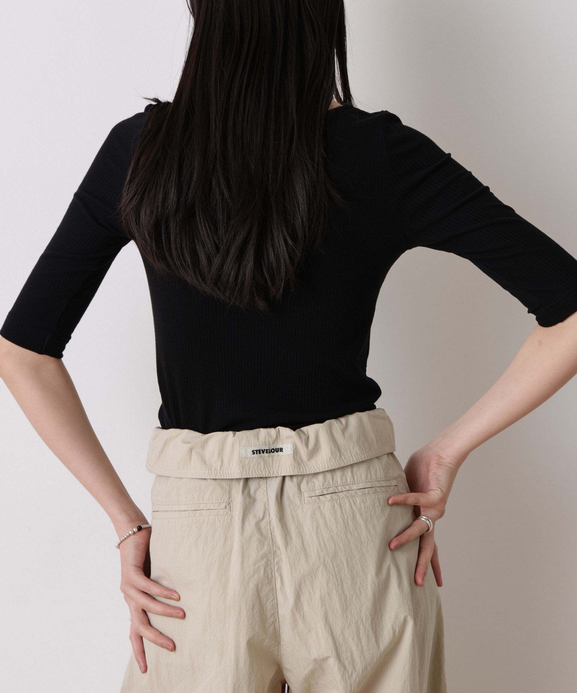 nano･universe「「STEVELOUR」コットンナイロンバルーンパンツ(セットアップ可)」|チノ|