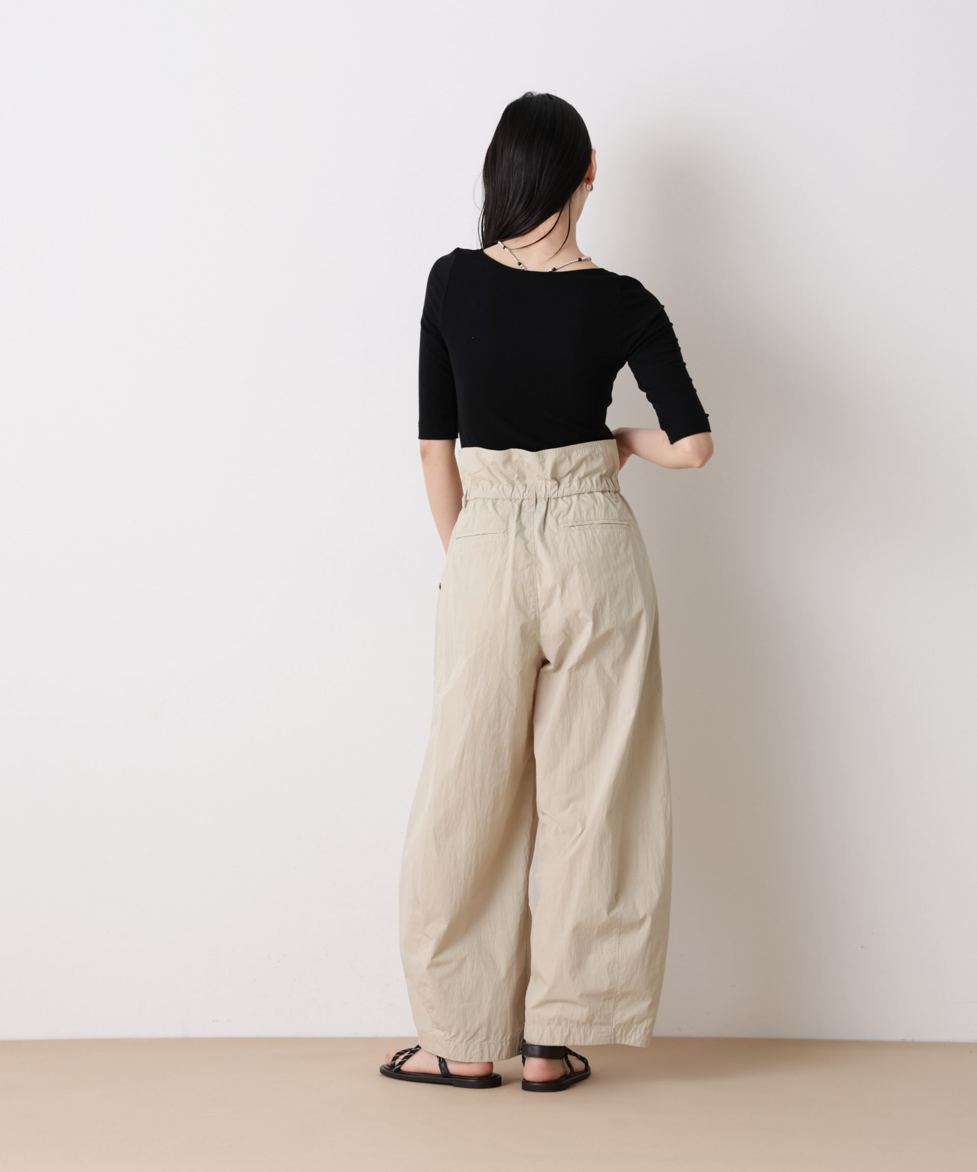 nano･universe「「STEVELOUR」コットンナイロンバルーンパンツ(セットアップ可)」|チノ|