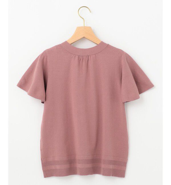 組曲「【洗える・前後着用可】コットンハイゲージボウタイ ニット」|ニット・セーター|