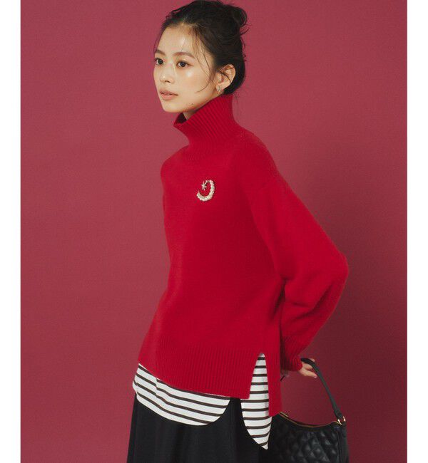 組曲「ウールカシミヤミックス ロールネック ニット」|ニット・セーター|