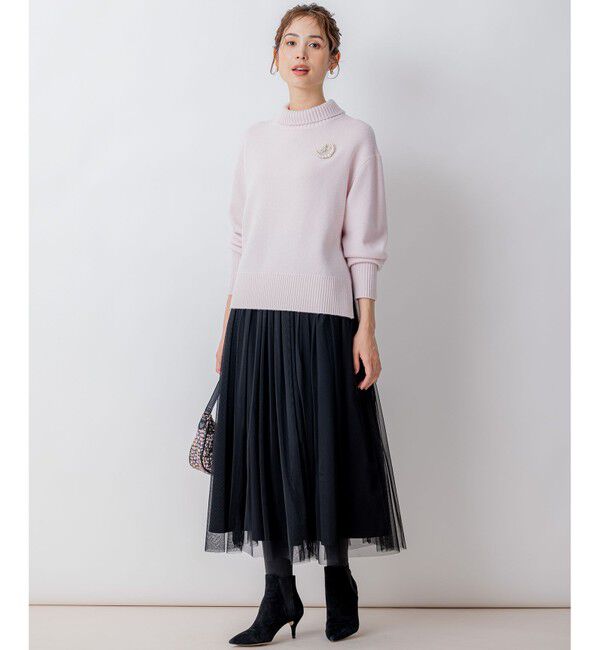 組曲「ウールカシミヤミックス ロールネック ニット」|ニット・セーター|