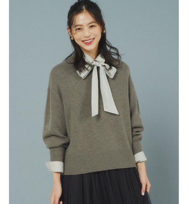 組曲「ウールカシミヤミックス ロールネック ニット」|ニット・セーター|ｺｺｱﾌﾞﾗ