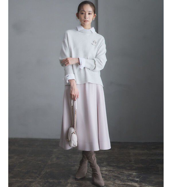 組曲「ウールカシミヤミックス ロールネック ニット」|ニット・セーター|