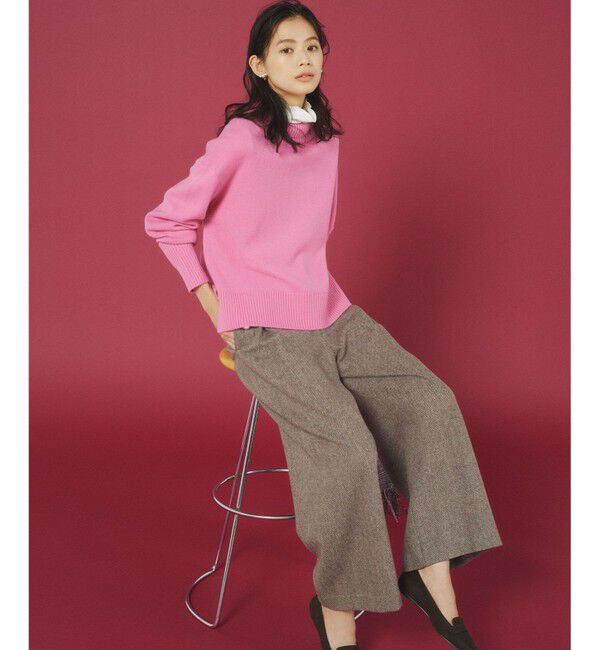 組曲「ウールカシミヤミックス ロールネック ニット」|ニット・セーター|