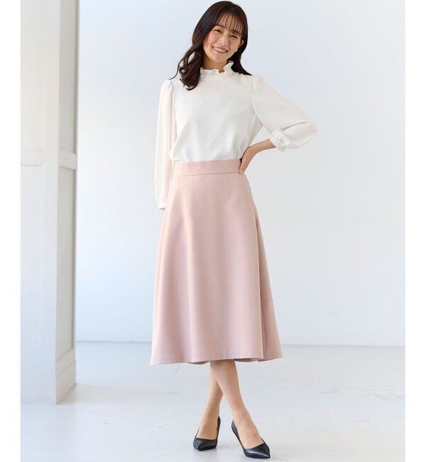 組曲「【KUMIKYOKU NAVY】コンフォータブルドレープ フレアスカート」|スカート|