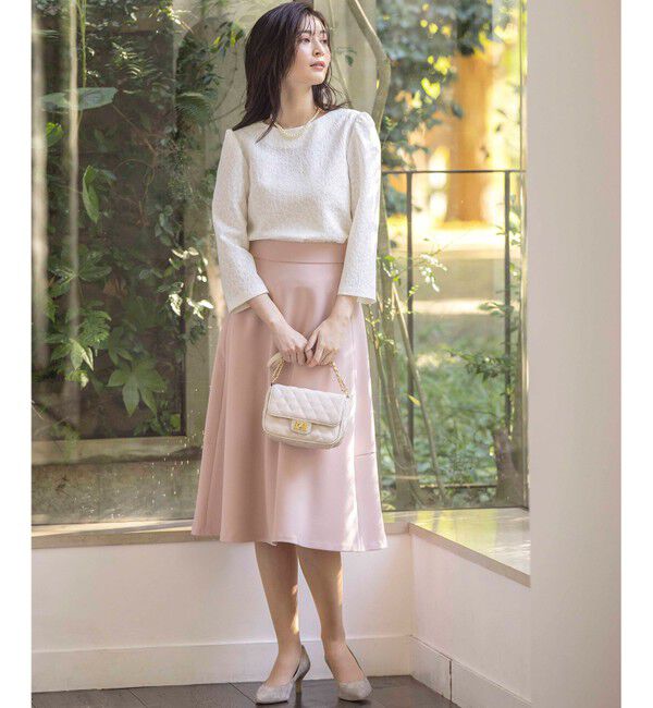 組曲「【KUMIKYOKU NAVY】コンフォータブルドレープ フレアスカート」|スカート|