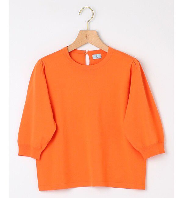 組曲「【UVケア・接触冷感】MINA 6分袖ニットプルオーバー」|ニット・セーター|