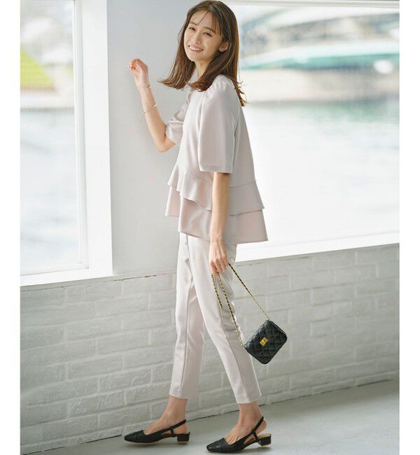 組曲「【WEB限定】スタイルアップジャージー パンツ」|その他|