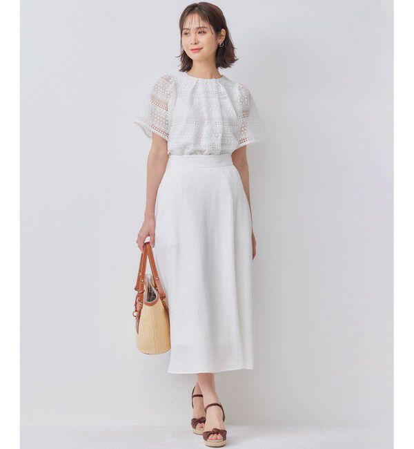 組曲「ボーダーレース ブラウス」|Tシャツ・カットソー|