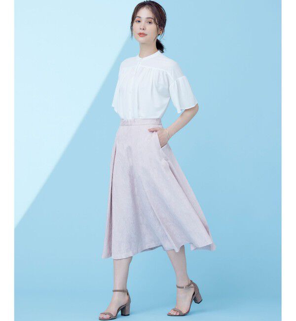 組曲「【速乾】ドライタッチ フレア袖トップス」|Tシャツ・カットソー|