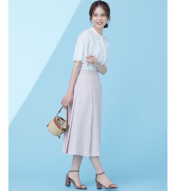 組曲「【速乾】ドライタッチ フレア袖トップス」|Tシャツ・カットソー|