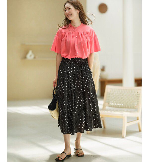 組曲「【速乾】ドライタッチ フレア袖トップス」|Tシャツ・カットソー|