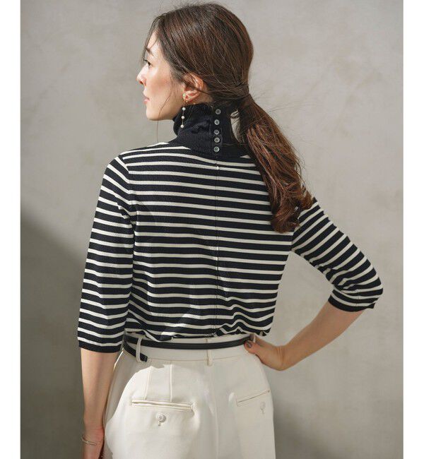 組曲「【6色展開・UVケア】モダンタートルニット」|ニット・セーター|