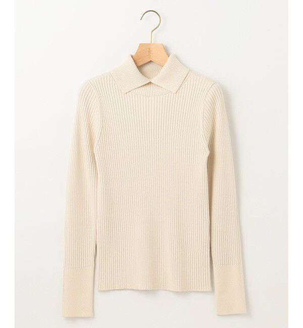 組曲「【前後着用・手洗い可】ELENAスパンコール襟デザイン ニット」|ニット・セーター|