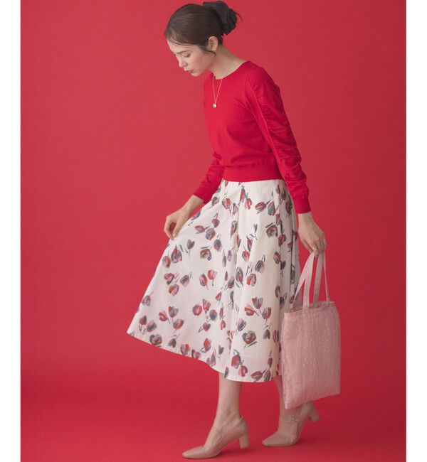 組曲「チューリッププリント フレアスカート」|スカート|