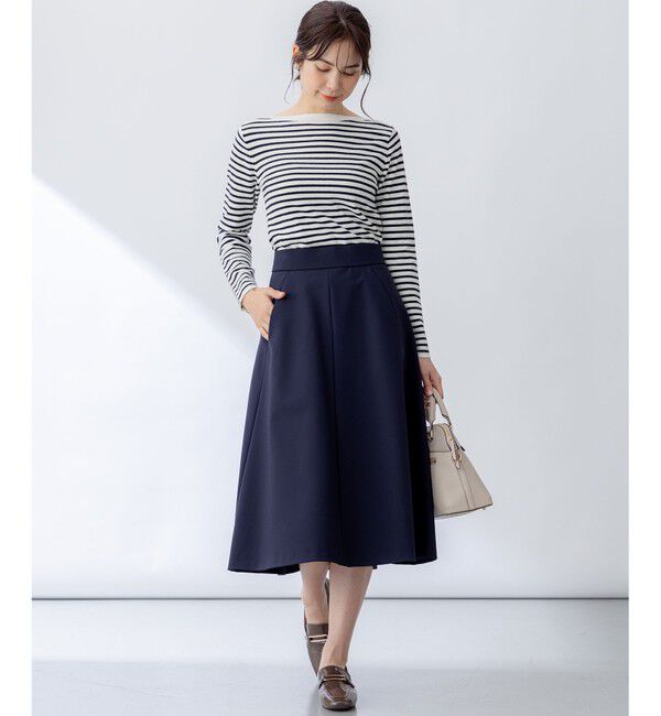 組曲「シルク混ニットロングＴシャツ」|ニット・セーター|