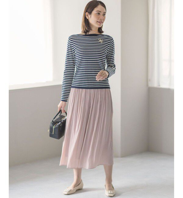 組曲「シルク混ニットロングＴシャツ」|ニット・セーター|