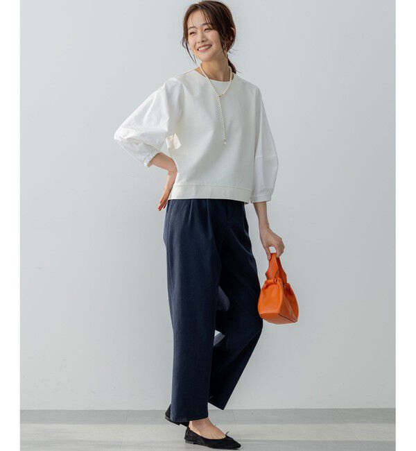 組曲「【WEB限定】ランタンスリーブミニ裏毛 プルオーバー」|Tシャツ・カットソー|