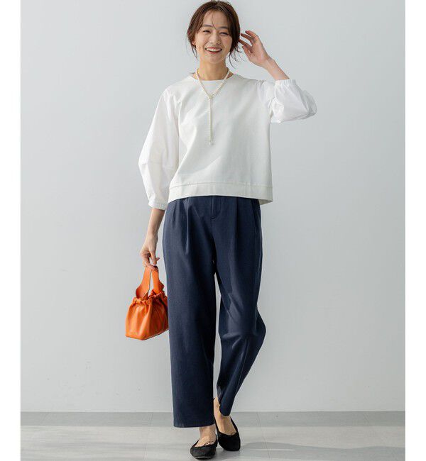 組曲「【WEB限定】ランタンスリーブミニ裏毛 プルオーバー」|Tシャツ・カットソー|