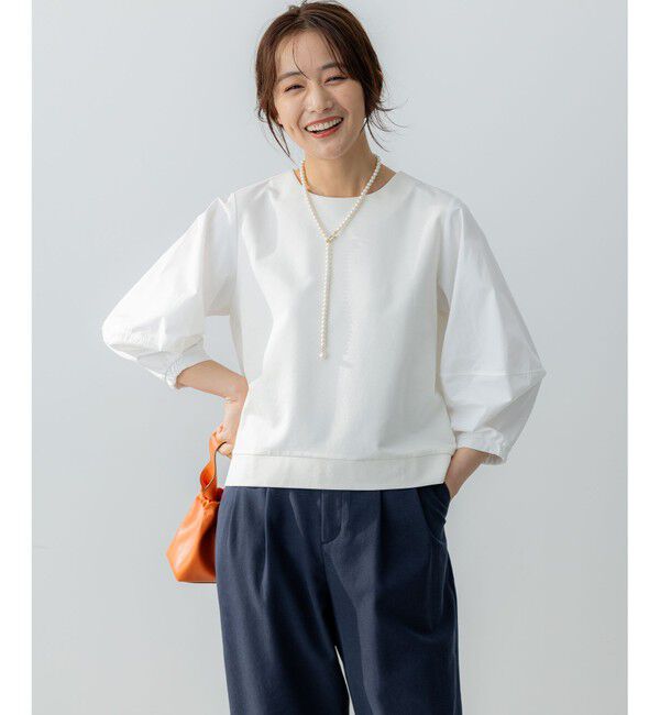 組曲「【WEB限定】ランタンスリーブミニ裏毛 プルオーバー」|Tシャツ・カットソー|