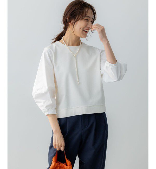 組曲「【WEB限定】ランタンスリーブミニ裏毛 プルオーバー」|Tシャツ・カットソー|