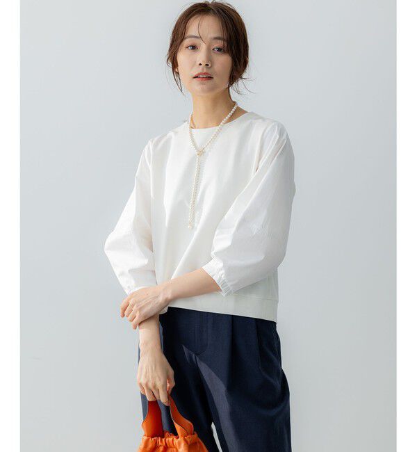組曲「【WEB限定】ランタンスリーブミニ裏毛 プルオーバー」|Tシャツ・カットソー|