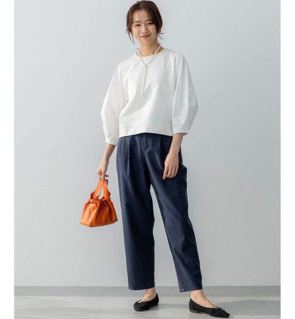 組曲「【WEB限定】ランタンスリーブミニ裏毛 プルオーバー」|Tシャツ・カットソー|