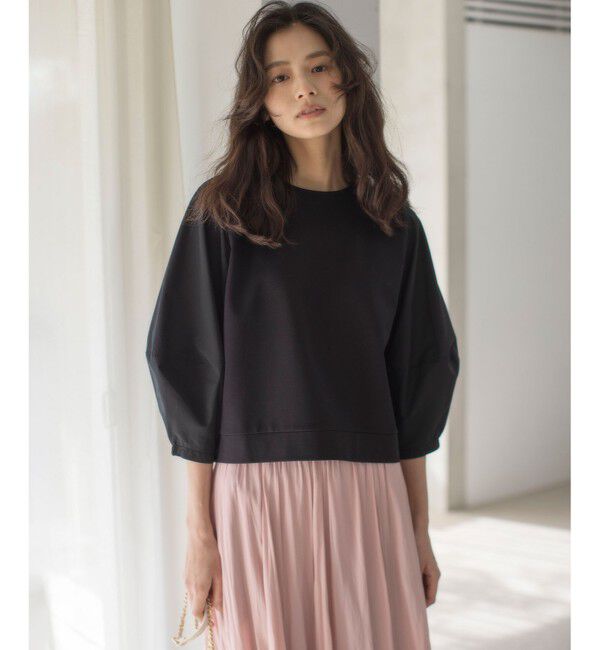 組曲「【WEB限定】ランタンスリーブミニ裏毛 プルオーバー」|Tシャツ・カットソー|