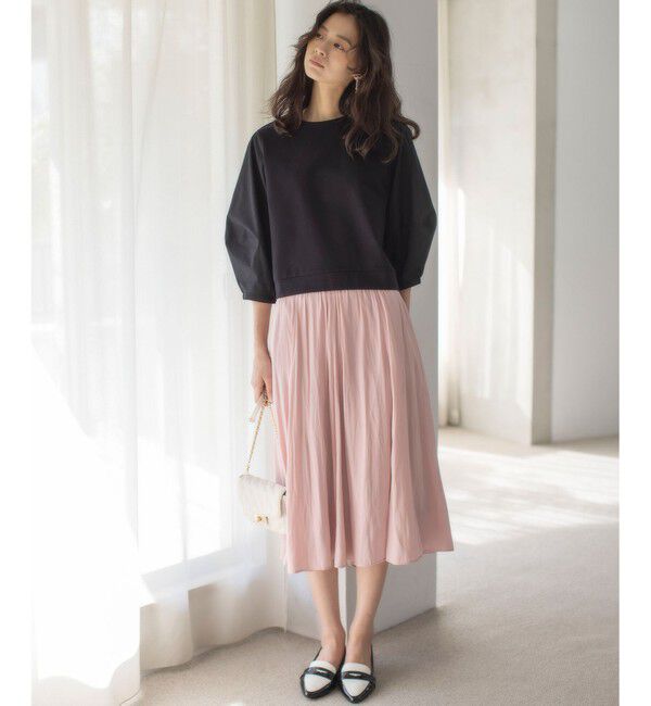 組曲「【WEB限定】ランタンスリーブミニ裏毛 プルオーバー」|Tシャツ・カットソー|