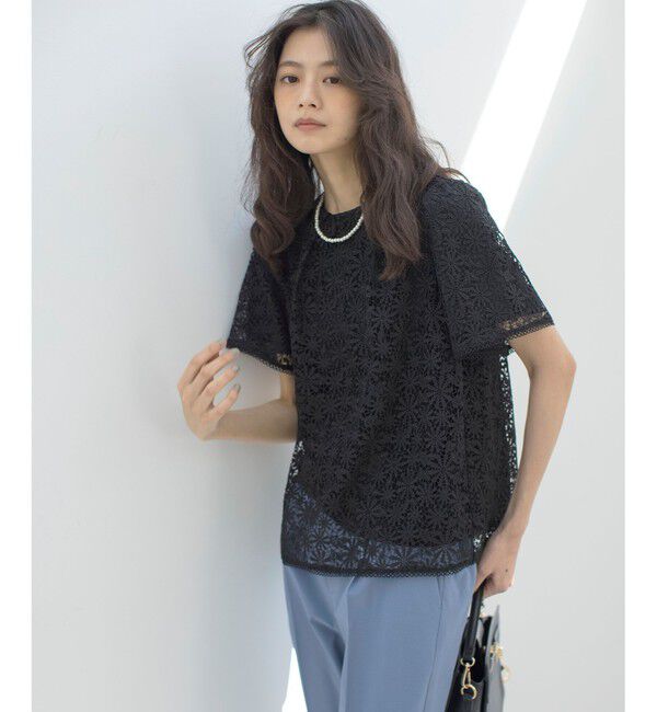 組曲「フラワーレース ブラウス」|Tシャツ・カットソー|