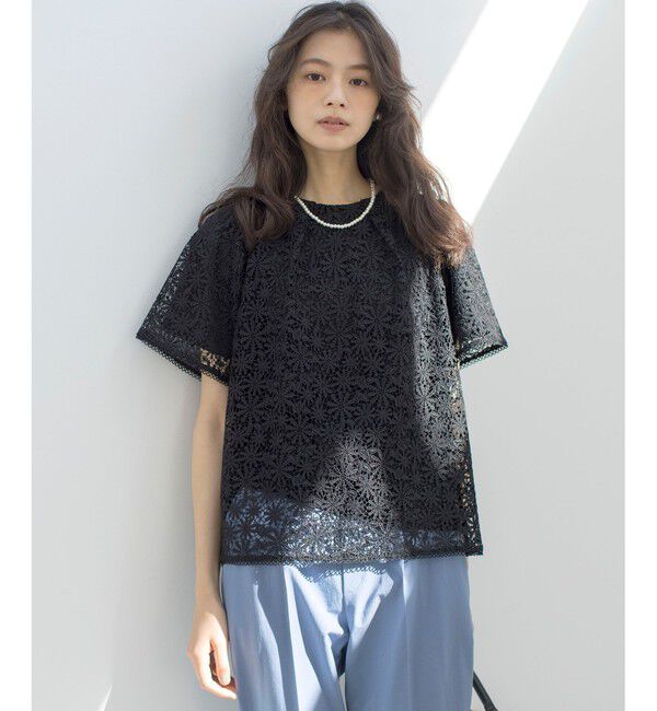 組曲「フラワーレース ブラウス」|Tシャツ・カットソー|