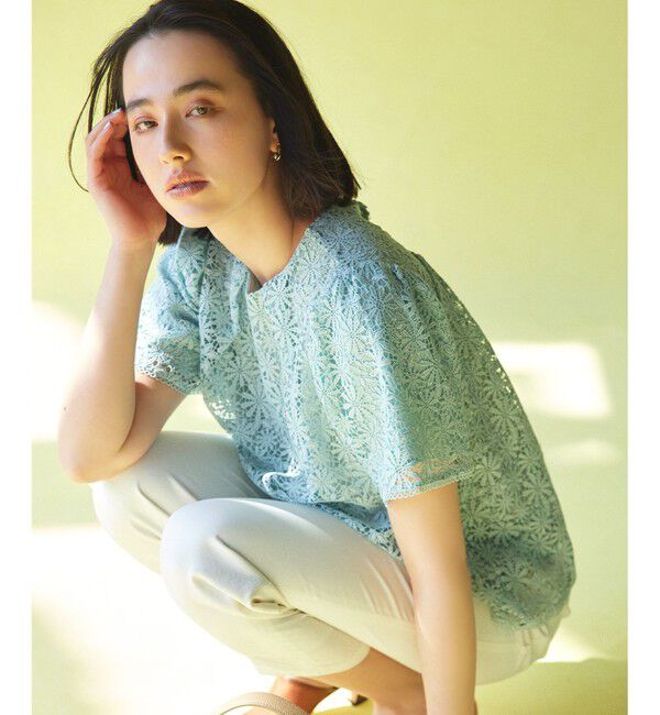 組曲「フラワーレース ブラウス」|Tシャツ・カットソー|