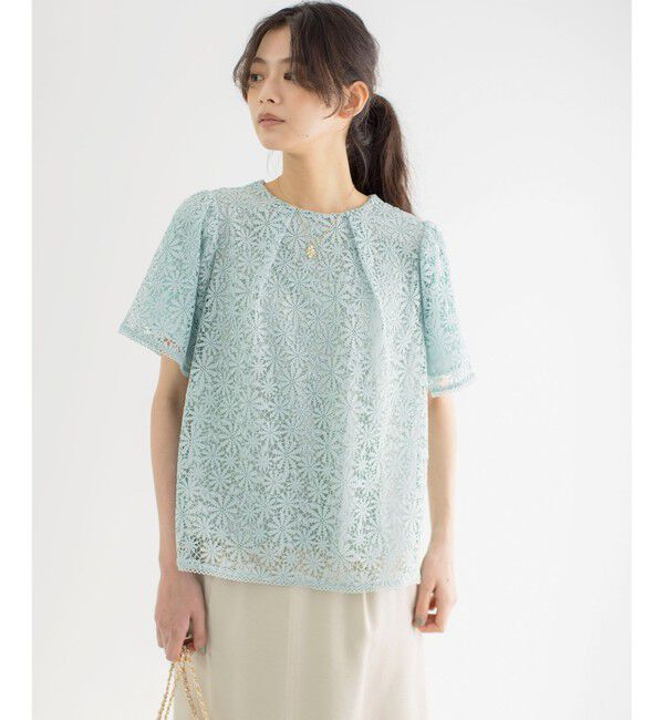 組曲「フラワーレース ブラウス」|Tシャツ・カットソー|