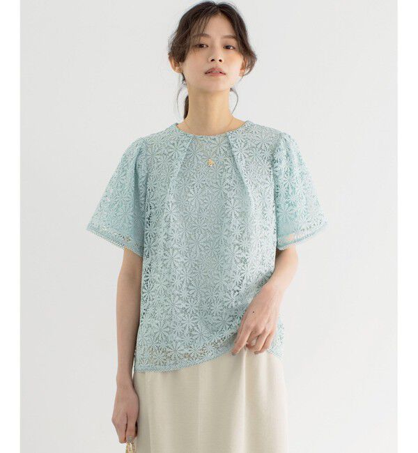 組曲「フラワーレース ブラウス」|Tシャツ・カットソー|