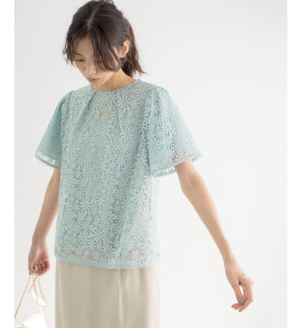 組曲「フラワーレース ブラウス」|Tシャツ・カットソー|