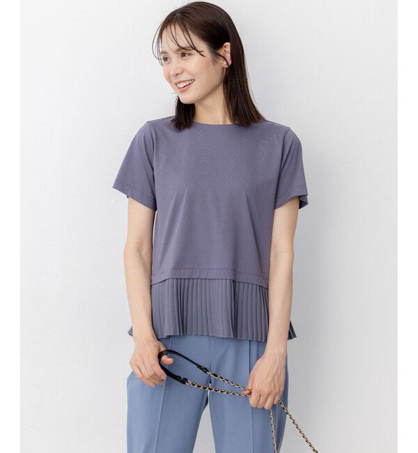 組曲「クールプレーティング天竺プリーツ カットソー」|Tシャツ・カットソー|