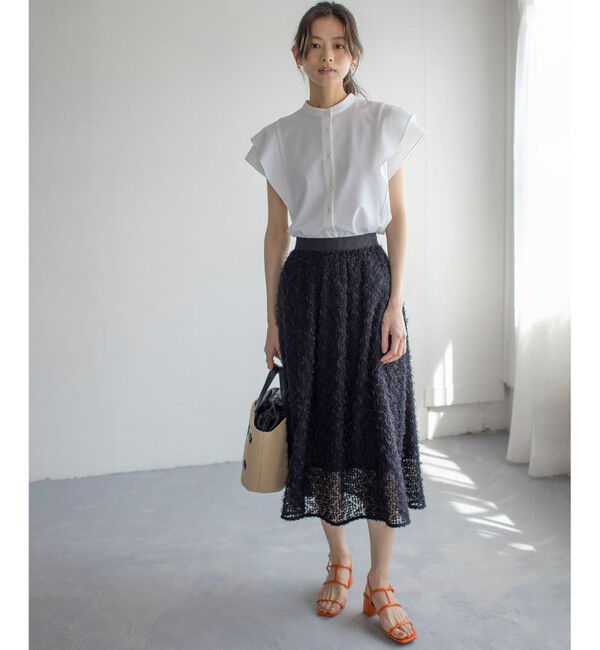 組曲「【前後着用可】ドライタッチダブルフレア ブラウス」|シャツ・ブラウス|