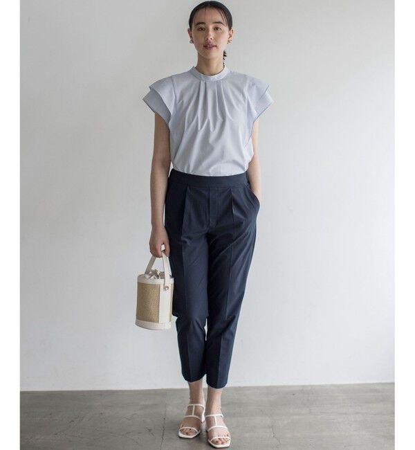 組曲「【前後着用可】ドライタッチダブルフレア ブラウス」|シャツ・ブラウス|