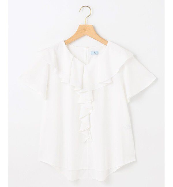 組曲「ブラウスライクラッフル カットソー」|Tシャツ・カットソー|