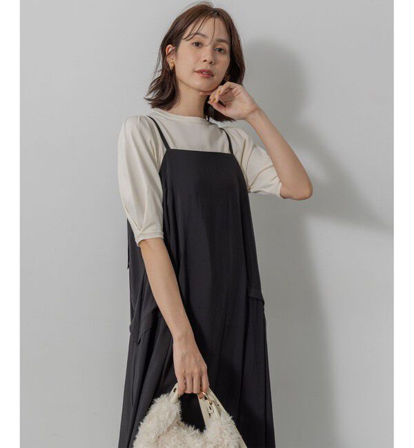 組曲「クルミボタン5分袖ニット」|ニット・セーター|