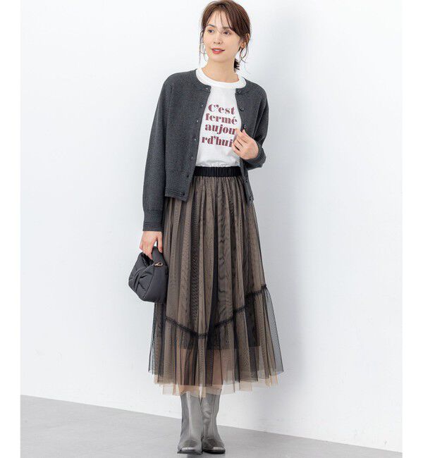 組曲「【加藤ローサさん着用】プリントロング Tシャツ」|Tシャツ・カットソー|